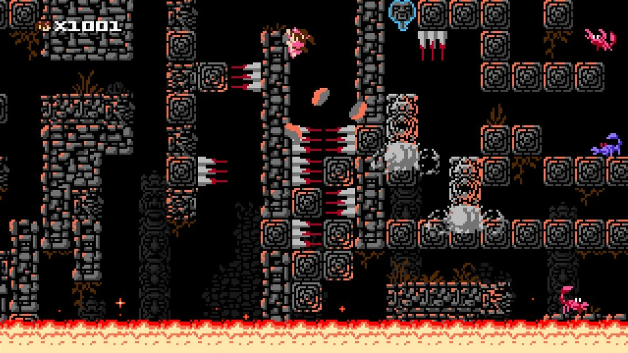 1001 Spikes gameplay screenshot 1