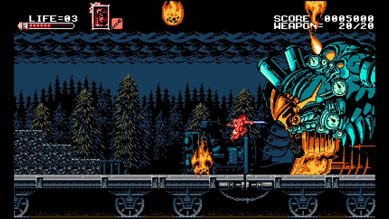 Bloodstained: Curse of the Moon gameplay screenshot 0