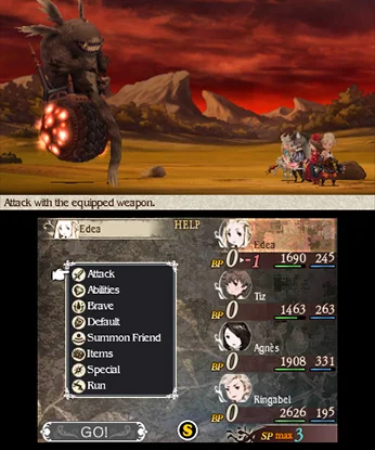 Bravely Default gameplay screenshot 0