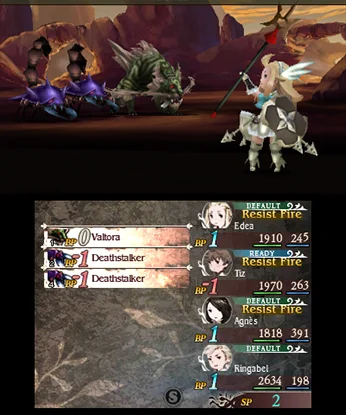 Bravely Default gameplay screenshot 1