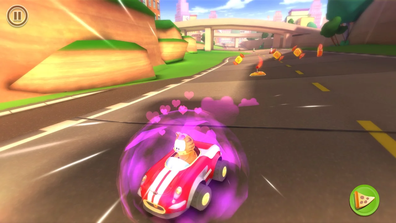 Garfield Kart gameplay screenshot 4