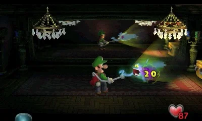 Luigi's Mansion gameplay screenshot 3