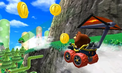 Mario Kart 7 gameplay screenshot 1