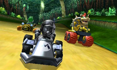 Mario Kart 7 gameplay screenshot 3