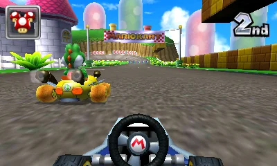 Mario Kart 7 gameplay screenshot 4