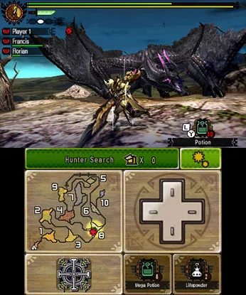 Monster Hunter 4 Ultimate gameplay screenshot 1