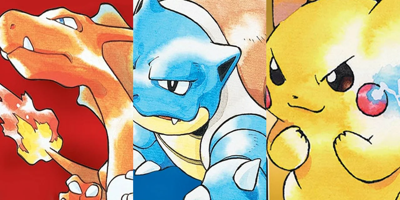 Capa de Pokémon Red, Blue, Yellow