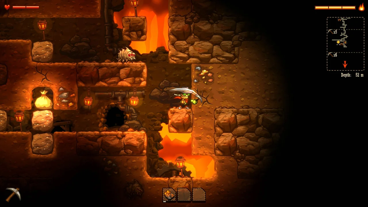SteamWorld Dig gameplay screenshot 1