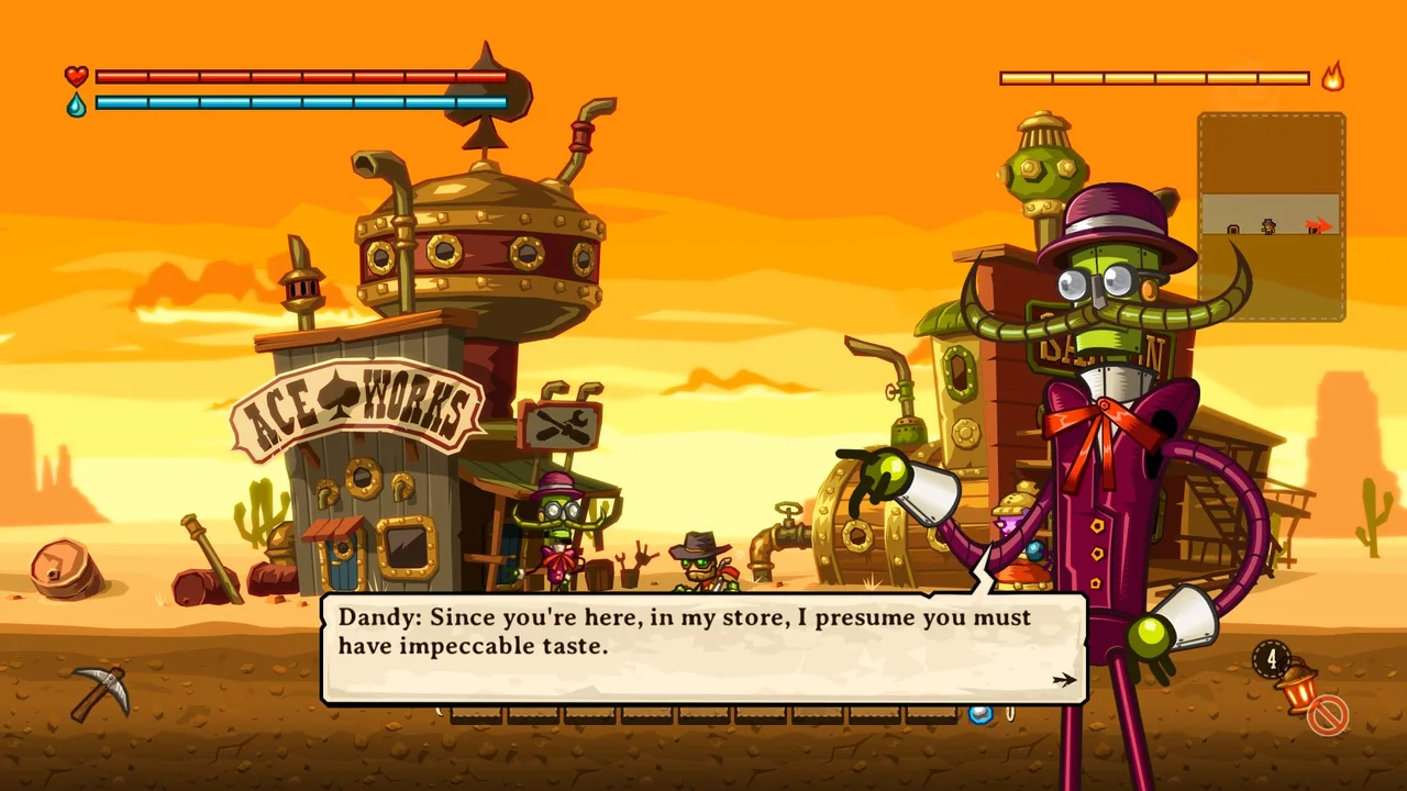 SteamWorld Dig gameplay screenshot 3