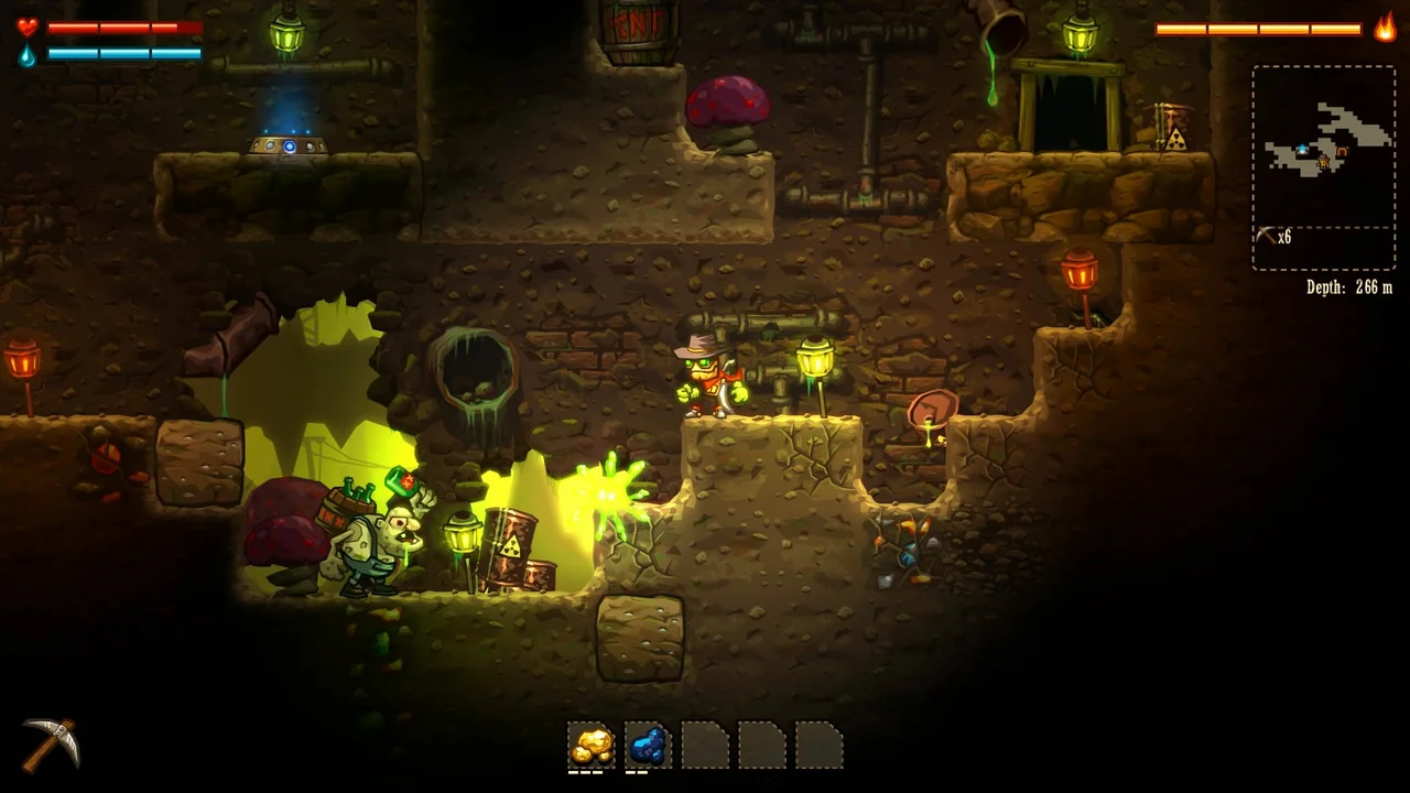 SteamWorld Dig gameplay screenshot 5