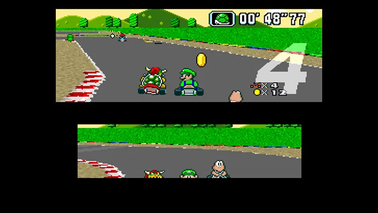 Super Mario Kart gameplay screenshot 0