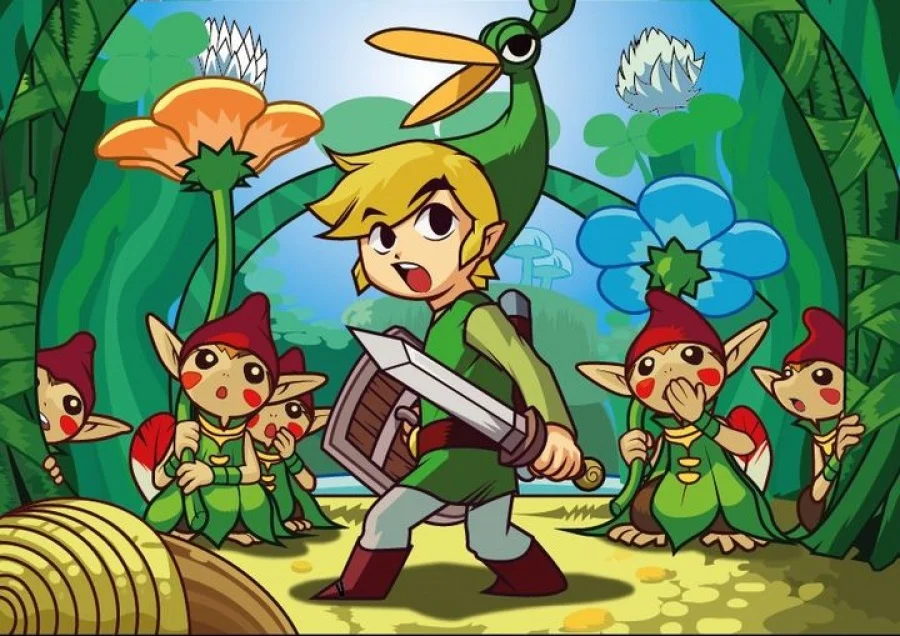 Capa de The Legend of Zelda: The Minish Cap