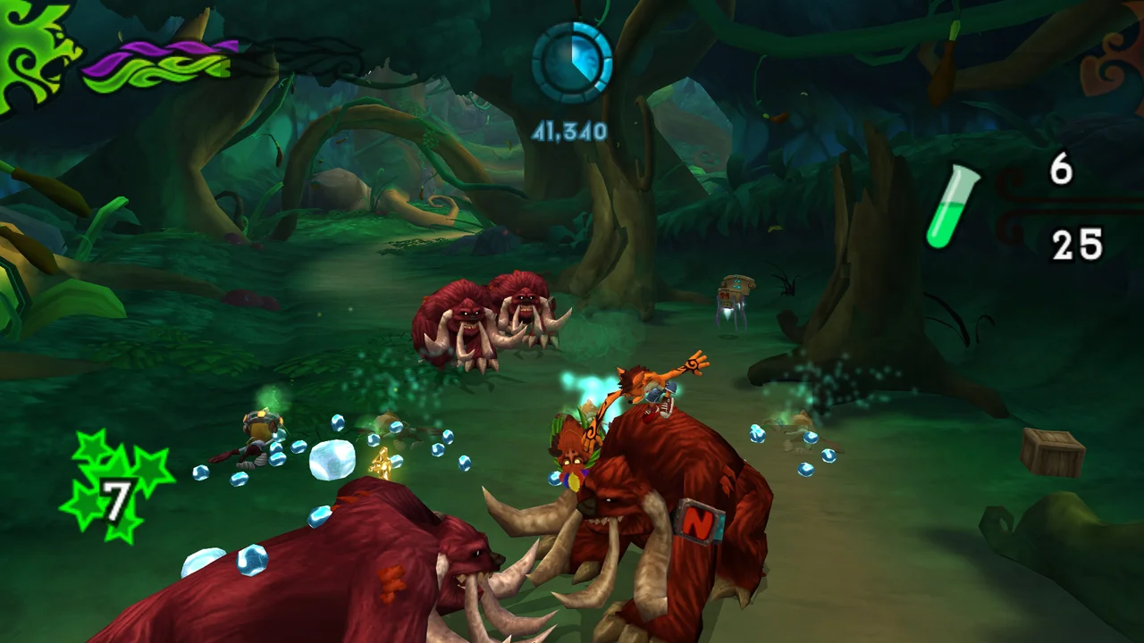 Crash of the Titans gameplay screenshot 2