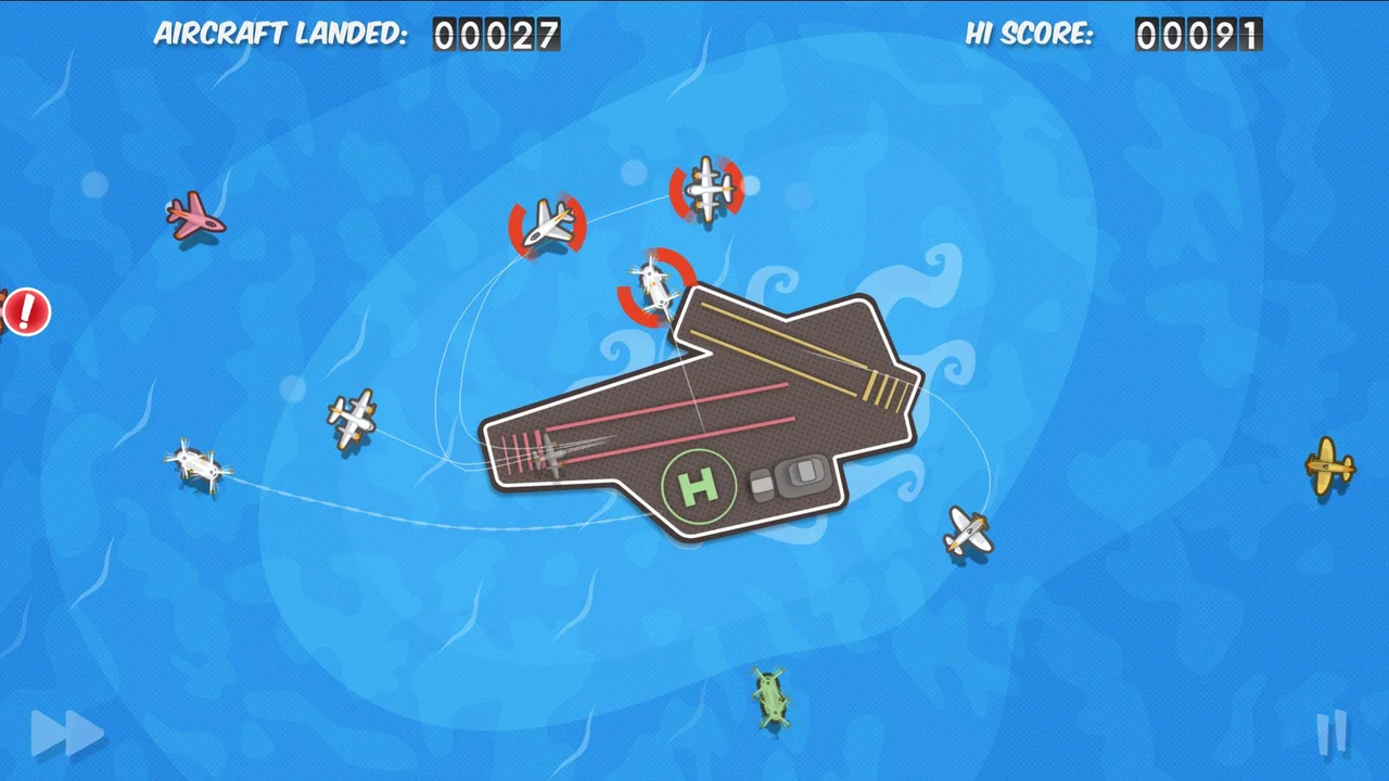 Flight Control HD gameplay screenshot 4
