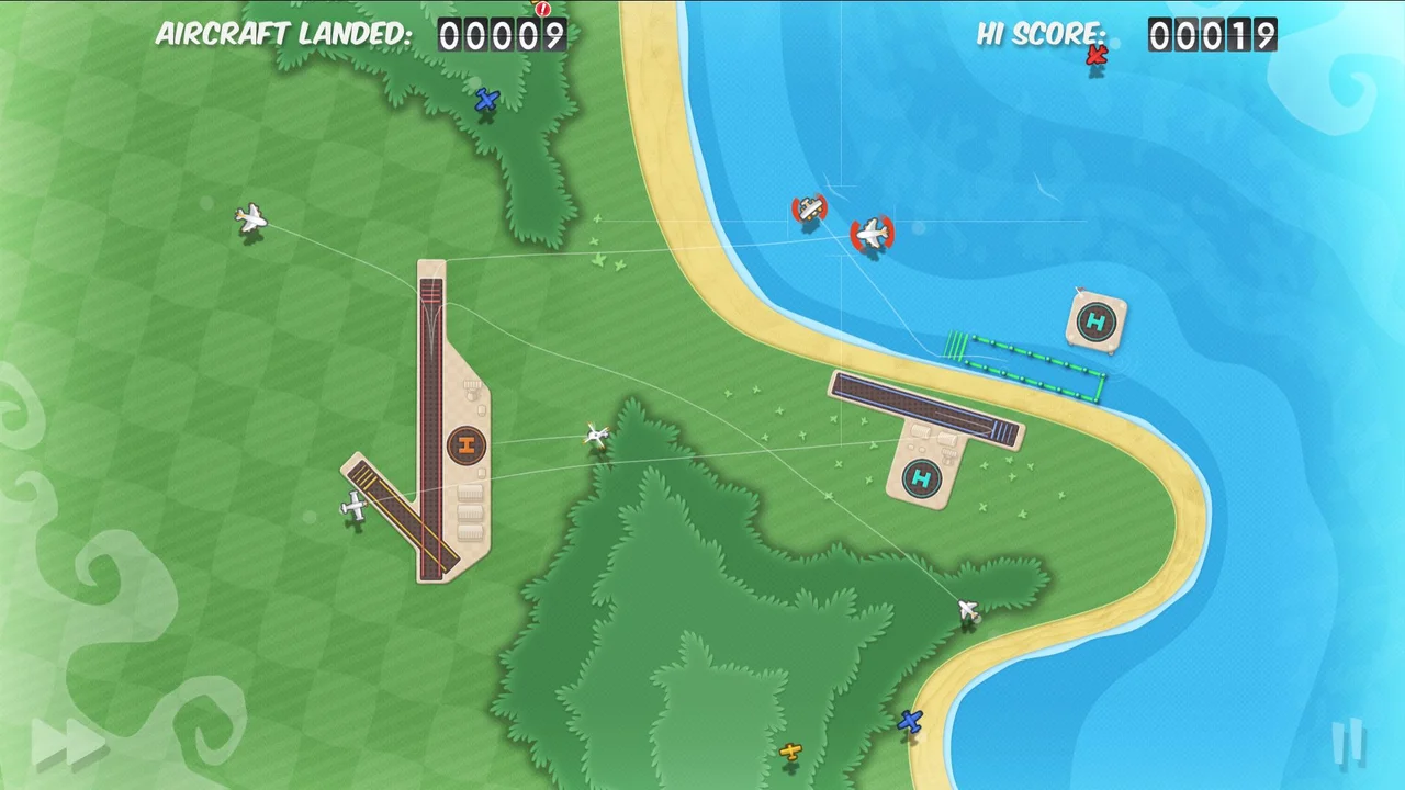 Flight Control HD gameplay screenshot 5