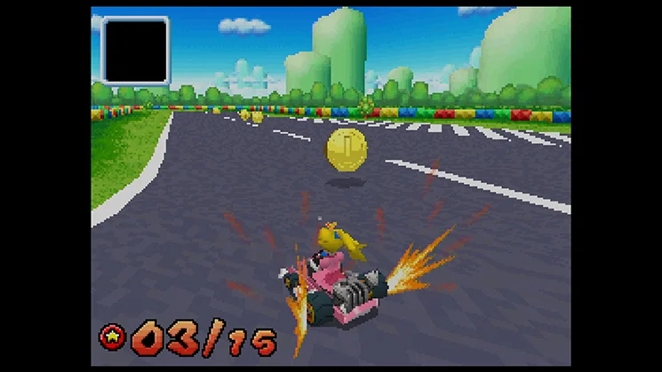 Mario Kart DS gameplay screenshot 1