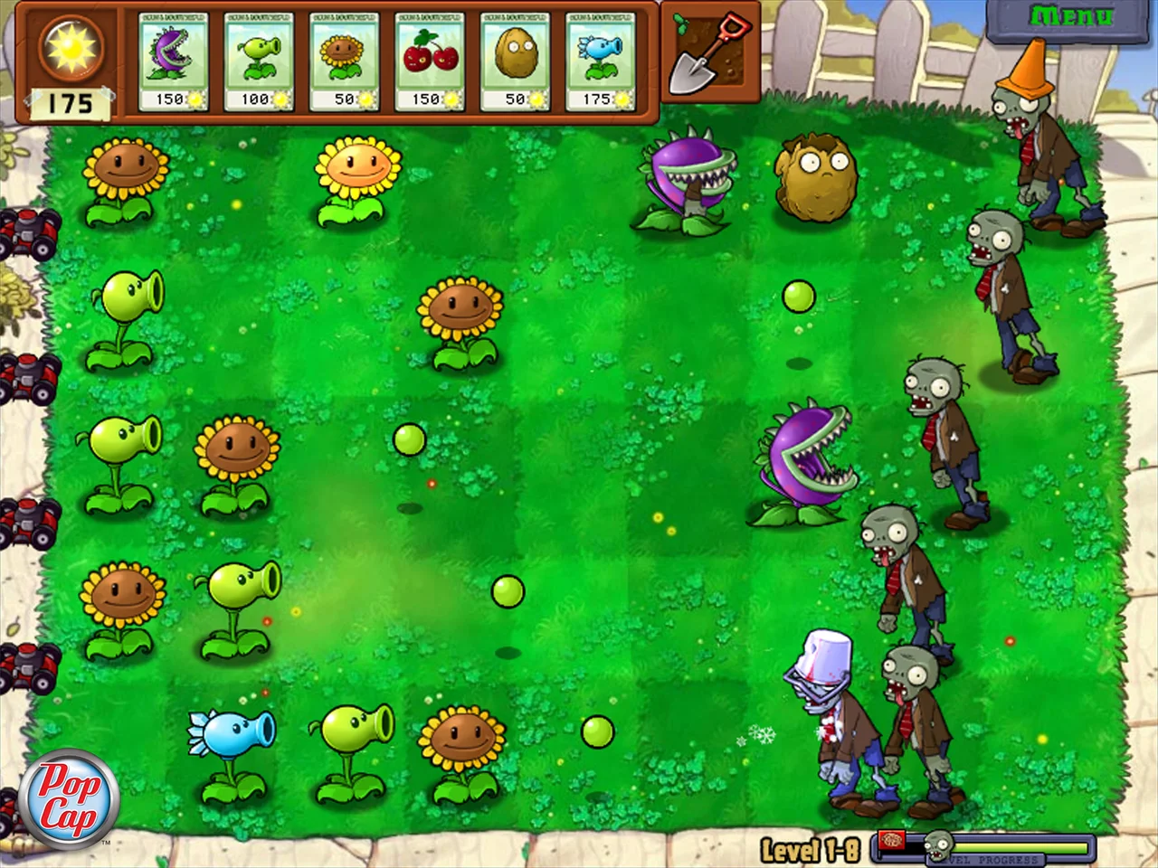 Plants vs. Zombies gameplay screenshot 2