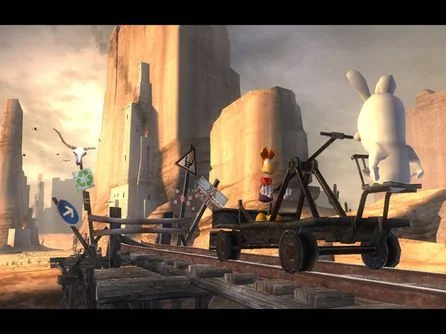 Rayman Raving Rabbids gameplay screenshot 5