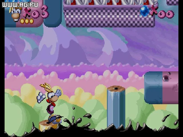 Rayman gameplay screenshot 1