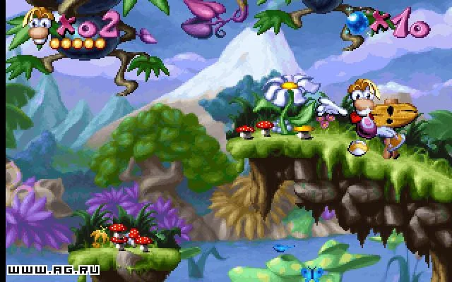 Rayman gameplay screenshot 2