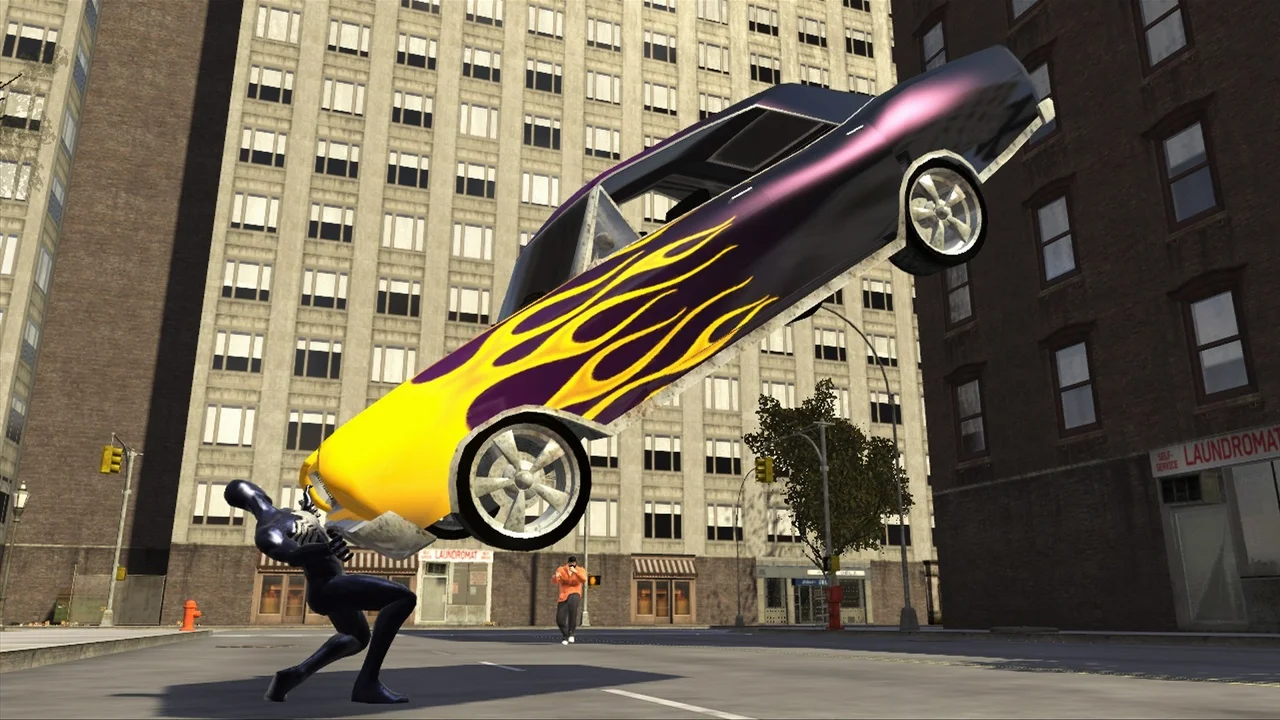 Spider-Man: Web of Shadows gameplay screenshot 2