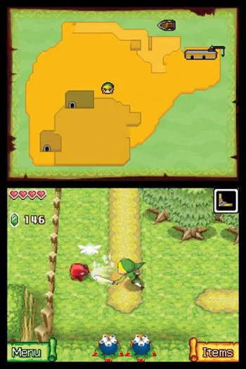 The Legend of Zelda: Phantom Hourglass gameplay screenshot 1