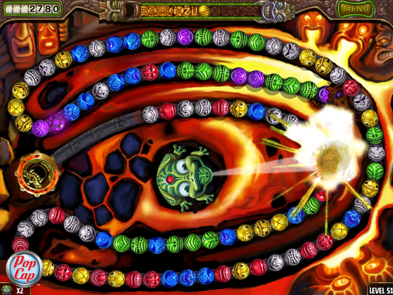 Zuma's Revenge! gameplay screenshot 0