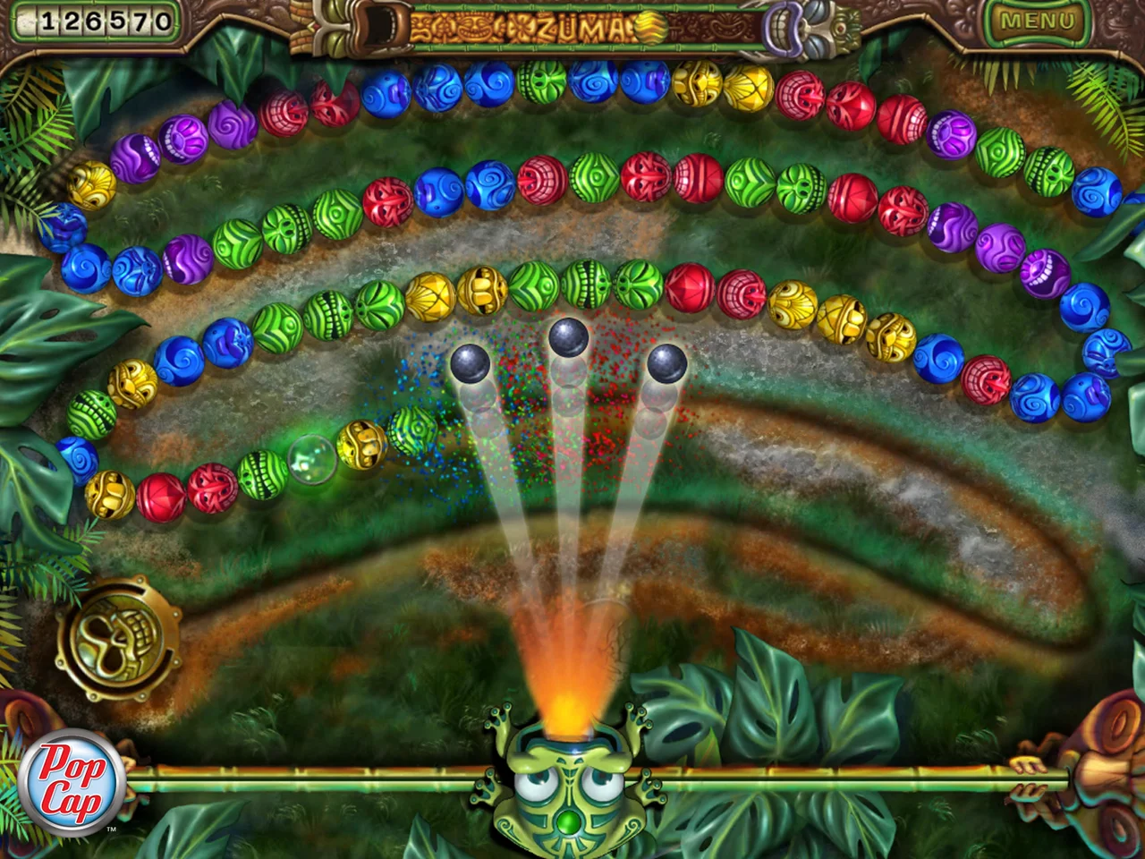 Zuma's Revenge! gameplay screenshot 2