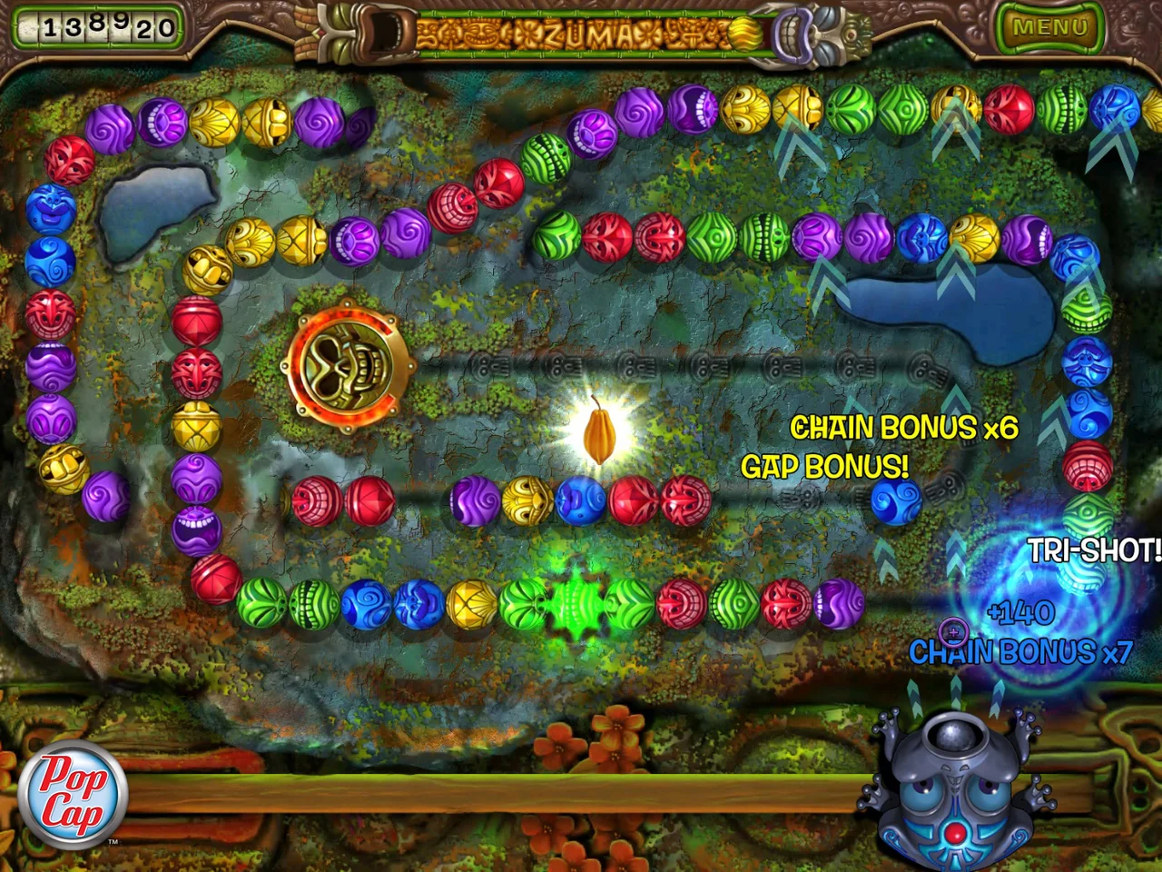 Zuma's Revenge! gameplay screenshot 3