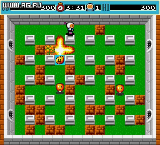 Bomberman (1983) gameplay screenshot 2