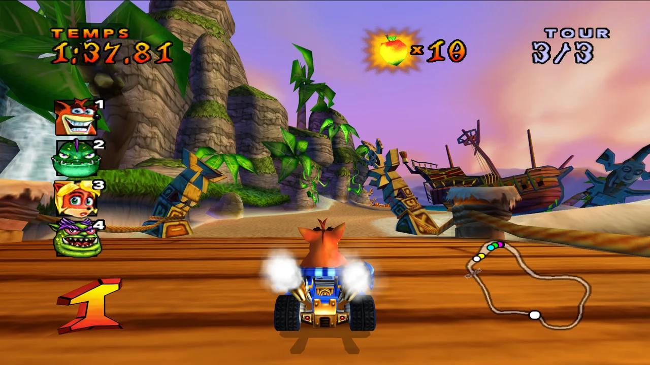 Crash Nitro Kart gameplay screenshot 1