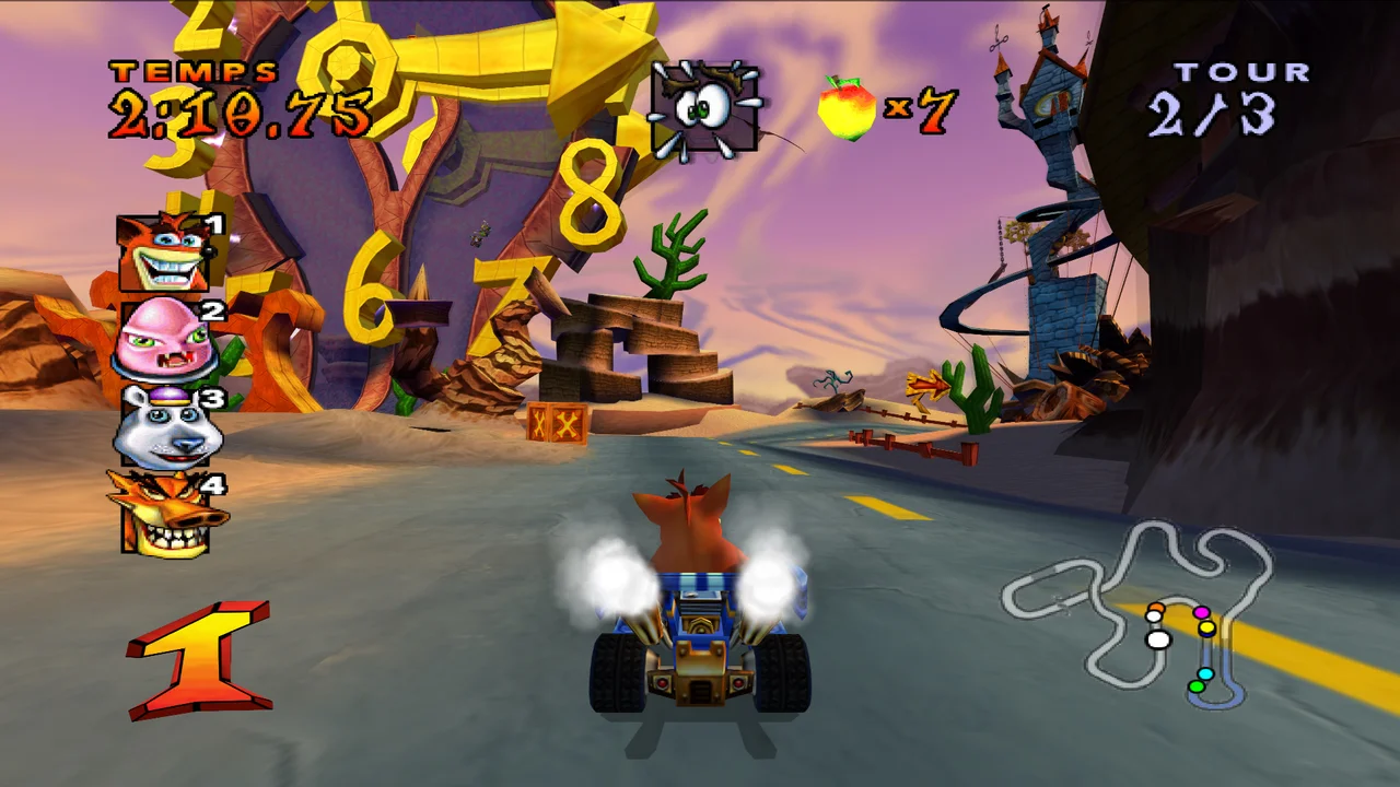 Crash Nitro Kart gameplay screenshot 2