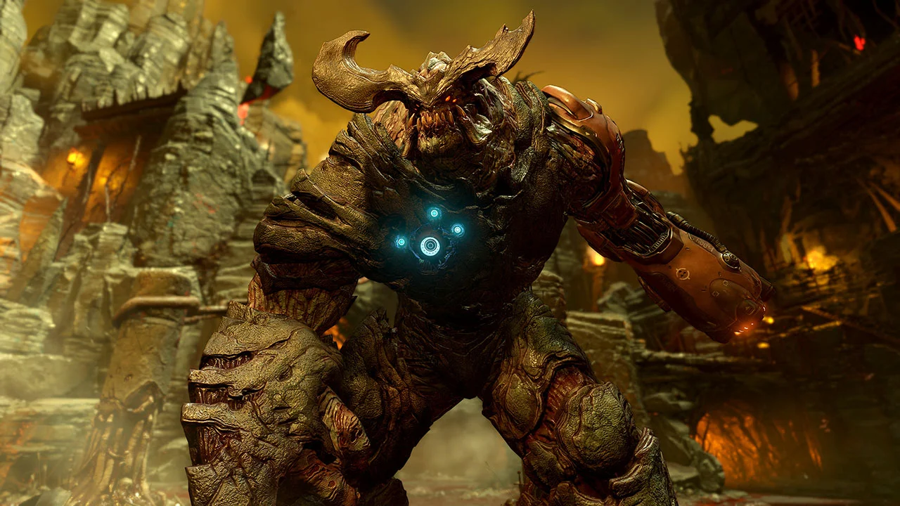 DOOM gameplay screenshot 4