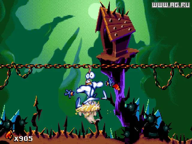 Earthworm Jim gameplay screenshot 1