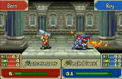 Fire Emblem: The Binding Blade gameplay screenshot 1