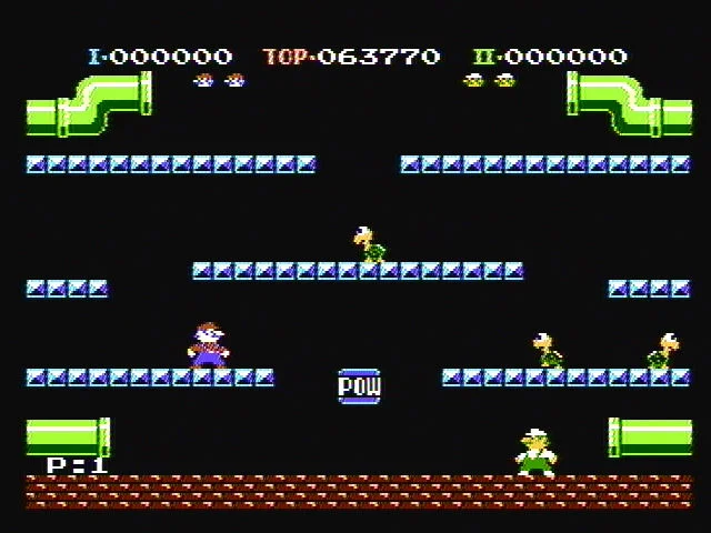 Mario Bros. (1983) gameplay screenshot 1