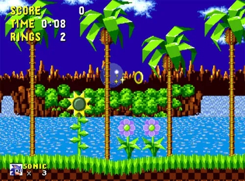 Sonic the Hedgehog (1991) gameplay screenshot 2