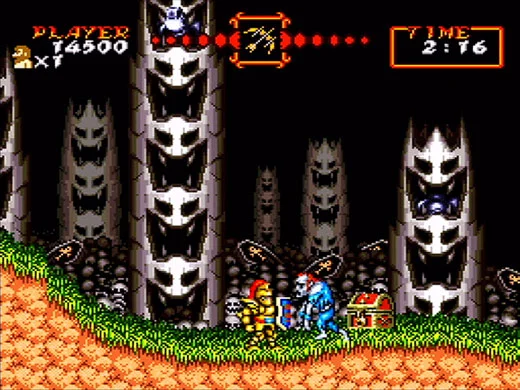 Super Ghouls 'n Ghosts (1991) gameplay screenshot 3