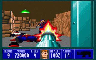 Wolfenstein 3D gameplay screenshot 1