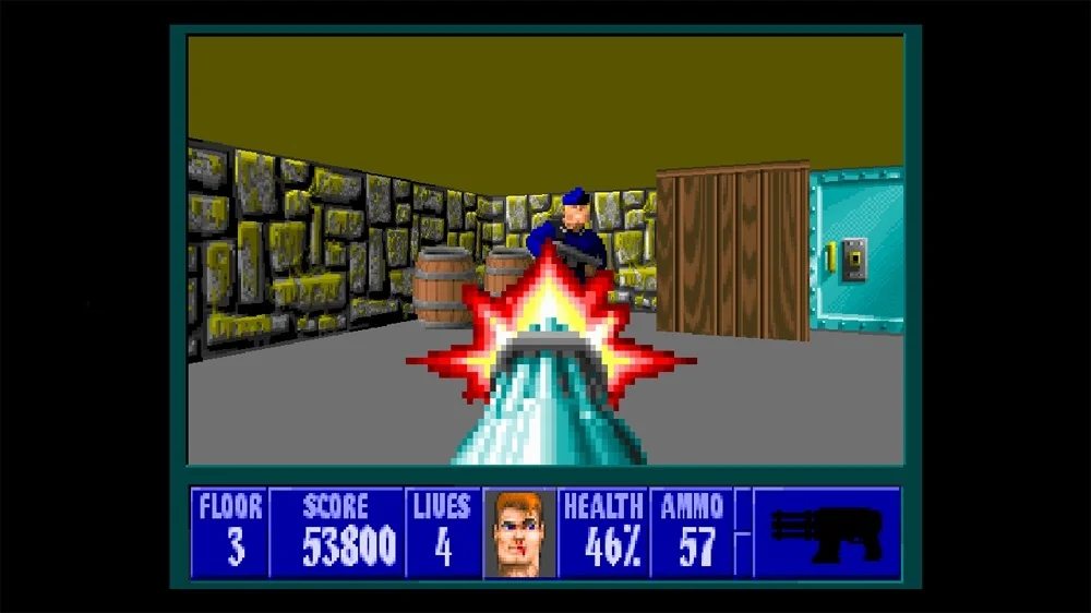 Wolfenstein 3D gameplay screenshot 5