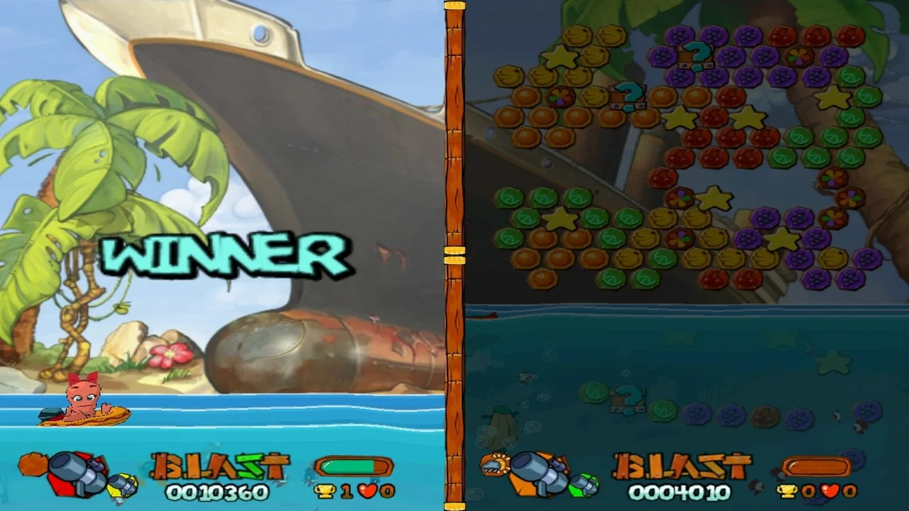 Worms Blast gameplay screenshot 3