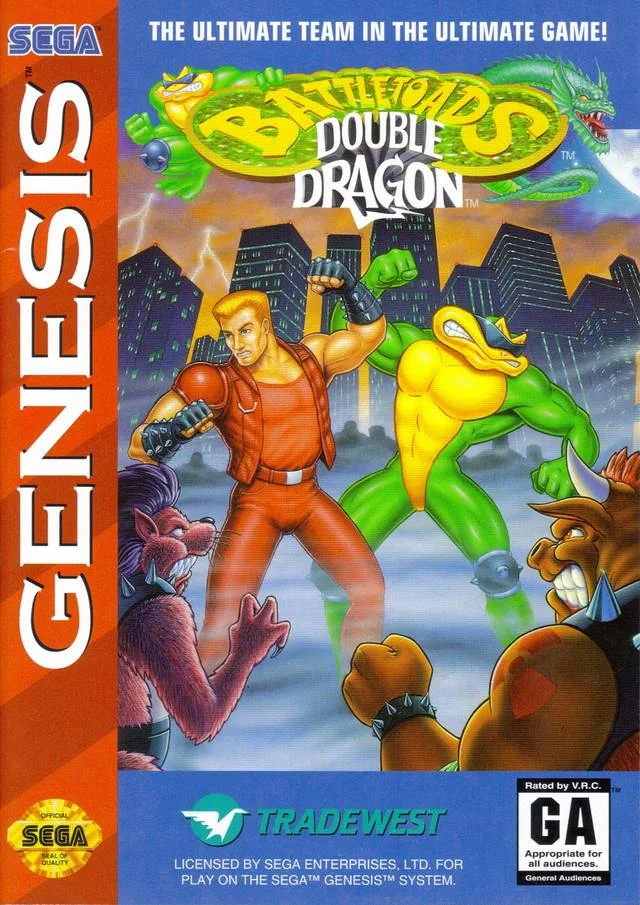 Capa de Battletoads & Double Dragon