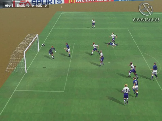 FIFA '98: Road to World Cup gameplay screenshot 1