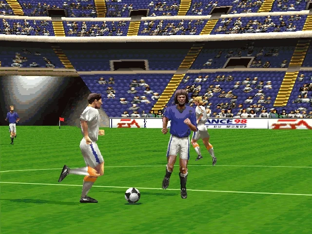 FIFA '98: Road to World Cup gameplay screenshot 3