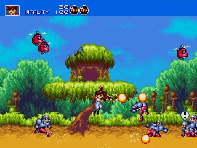 Gunstar Heroes gameplay screenshot 1