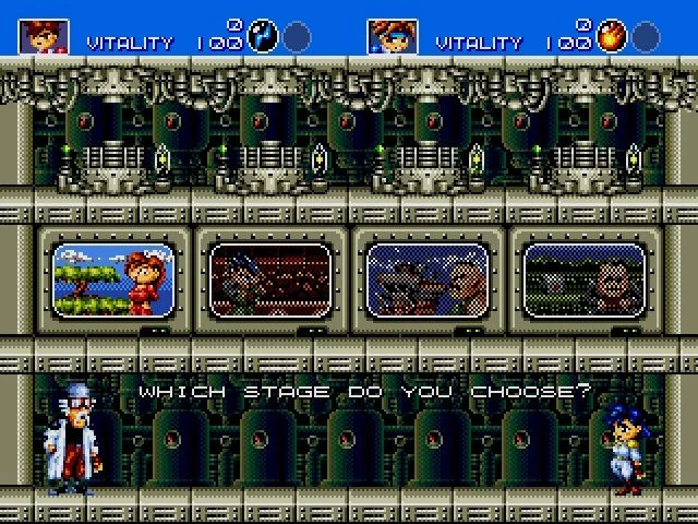Gunstar Heroes gameplay screenshot 2