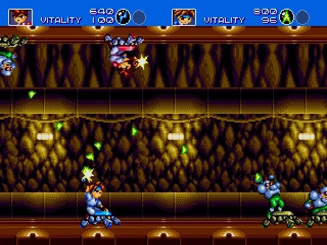 Gunstar Heroes gameplay screenshot 3