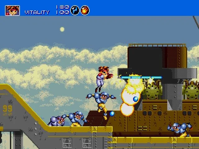 Gunstar Heroes gameplay screenshot 4