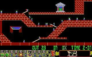 Lemmings gameplay screenshot 3