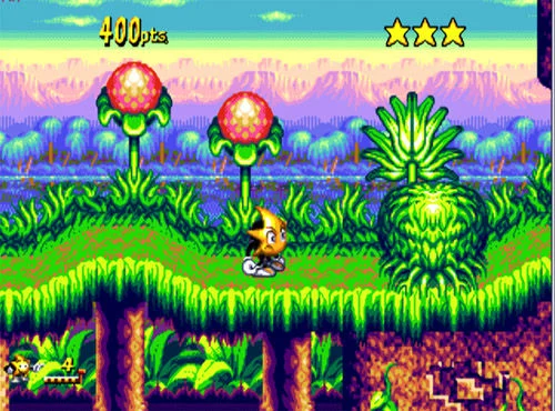 Ristar gameplay screenshot 1